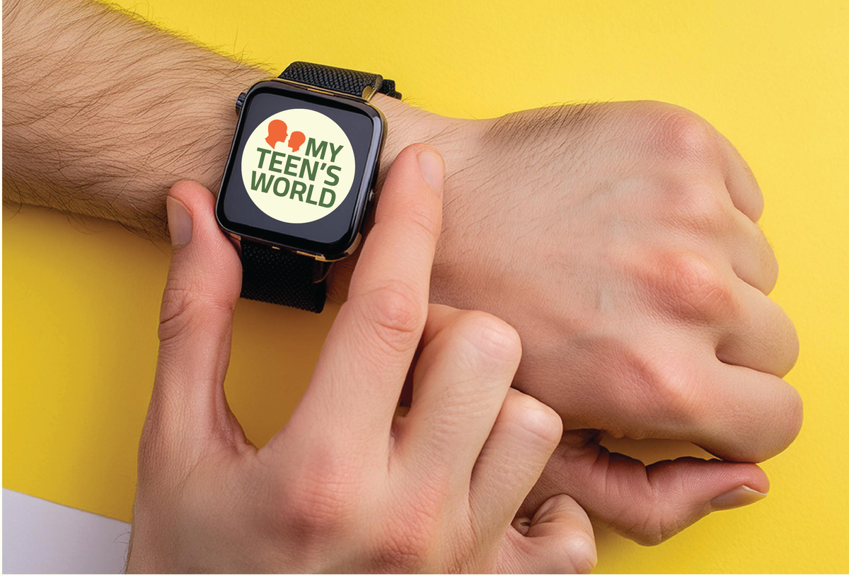My Teen's World smartwatch mockup